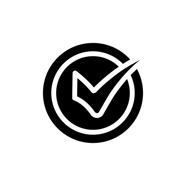 检查标记图标平面矢量模板设计潮流图片下载