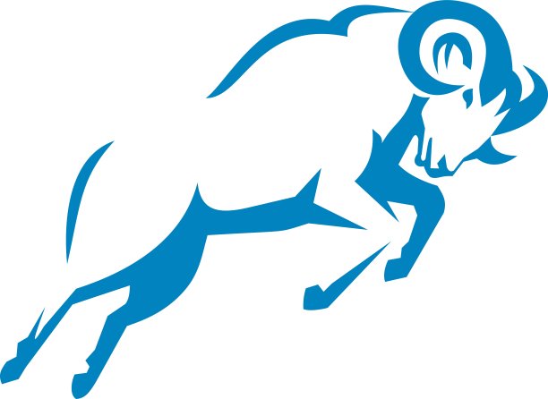 Mountain Sheep Jumping Side复古版图片下载