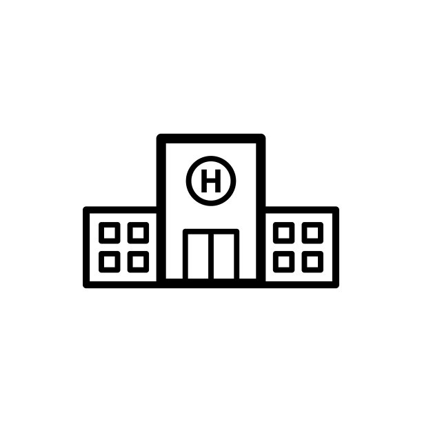 医院图标矢量设计流行图片下载