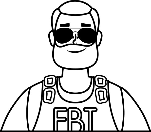 留着胡子的年轻人，联邦探员图片下载