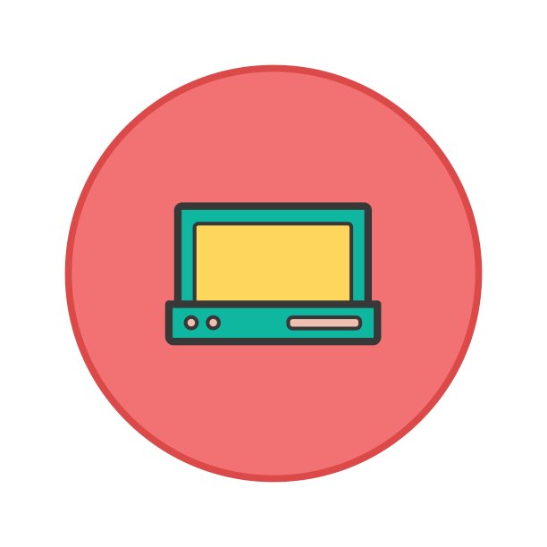 电脑图标红色按钮图片下载