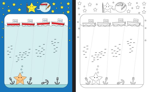 幼儿园工作表图片下载