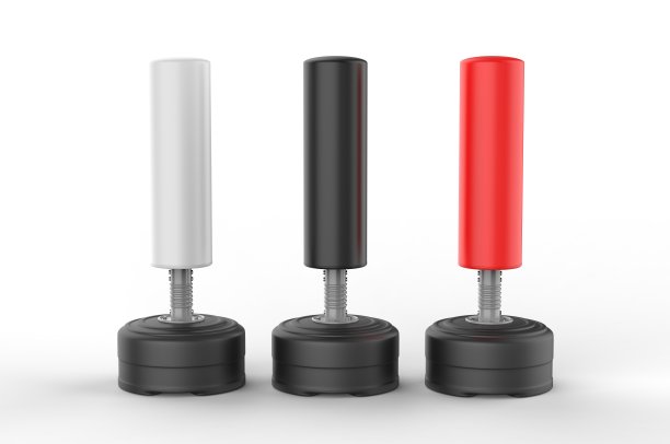 空白独立的沙袋品牌和模拟，3d渲染插图。图片下载