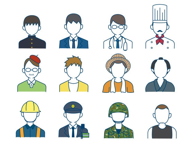 劳动人民的图标图片下载