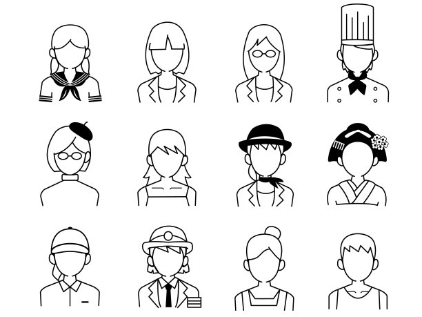 劳动人民的图标图片下载