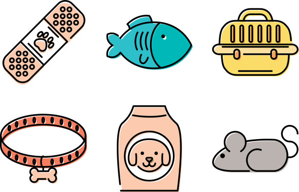 捆绑吉祥物和配件图片下载