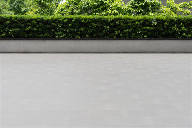 美丽的阳台，灰色地砖户外图片下载