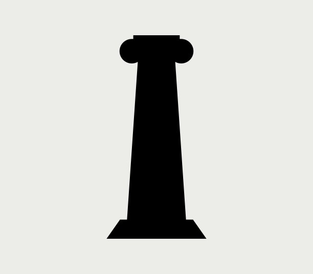 寺庙柱子图标图片下载