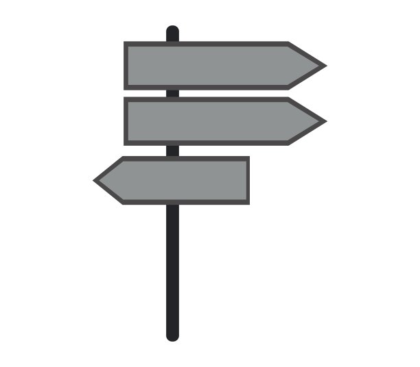 道路标志图标图片下载