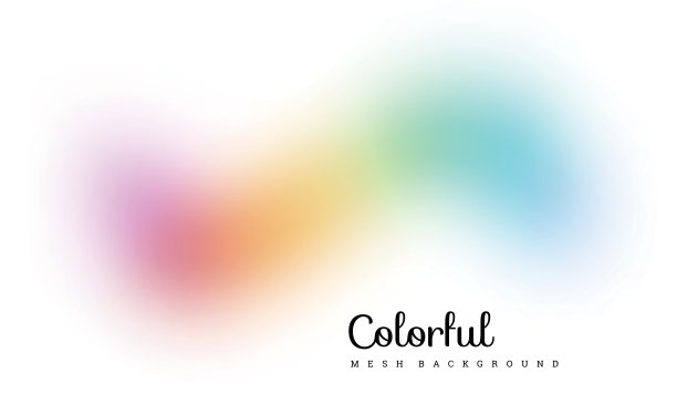 抽象的彩色网格背景。矢量图图片下载