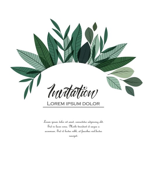 用树叶装饰树枝图片下载