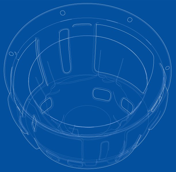 概述超低音扬声器。向量图片下载