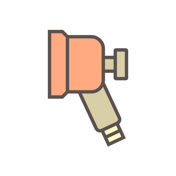 空调和空压机清洁工作和工具矢量图标设计，可编辑行程。图片下载