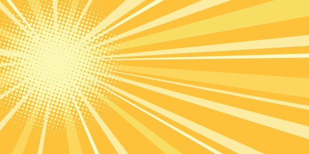 黄色太阳流行艺术背景图片下载