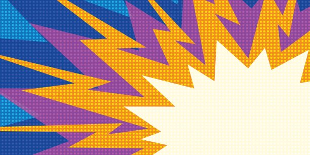 多色爆炸波普艺术图片下载