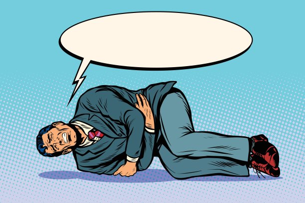 男人说谎会伤胃。病人呼救图片下载