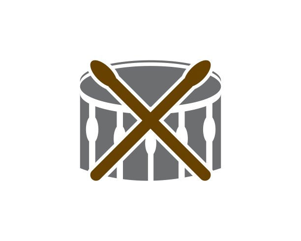 音乐鼓标志图片下载