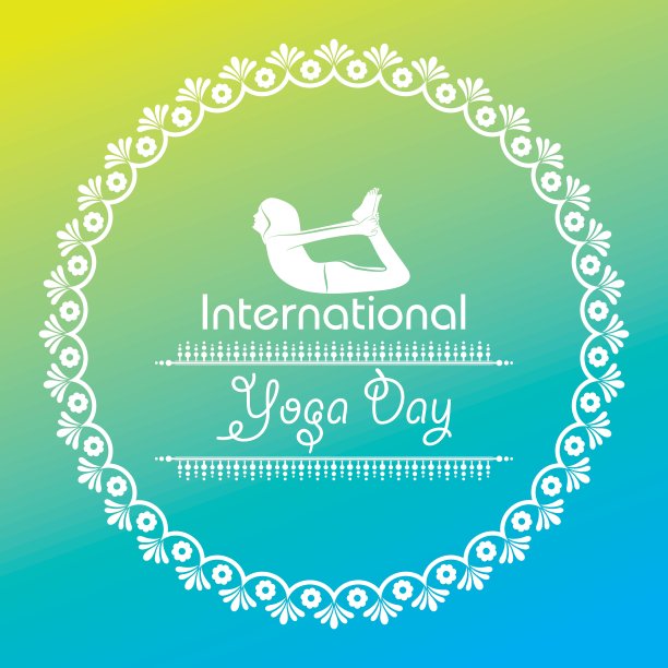 妇女国际瑜伽日的插图图片下载