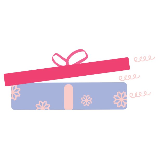 向量。打开礼盒的图标。图片下载