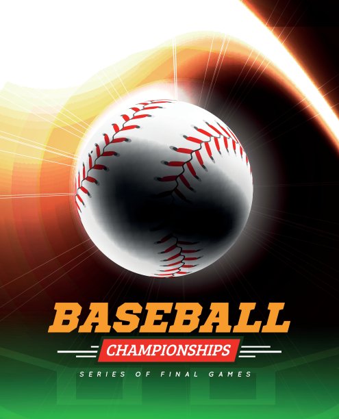 棒球在背光上以黑色为背景，以一束飞行路径的形式出现。图片下载