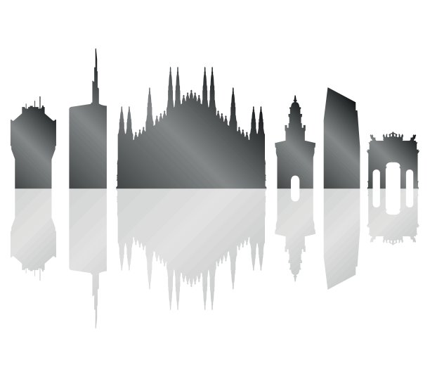 米兰的天际线图片下载