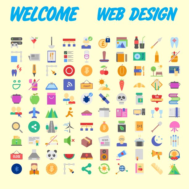 在平面设计中为移动概念和网页应用设置矢量线图标。收集现代信息图形标志和象形文字。向量图片下载