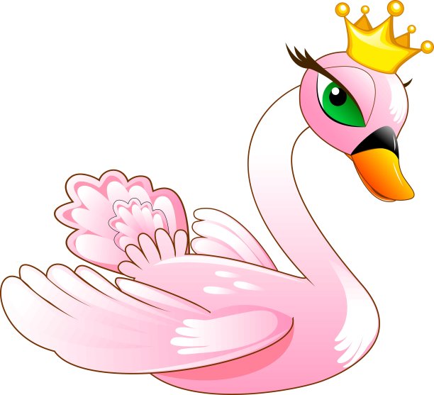 粉色的天鹅图片下载