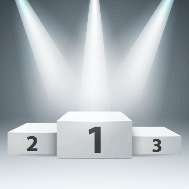 赢家的底座-商业信息图。图片下载