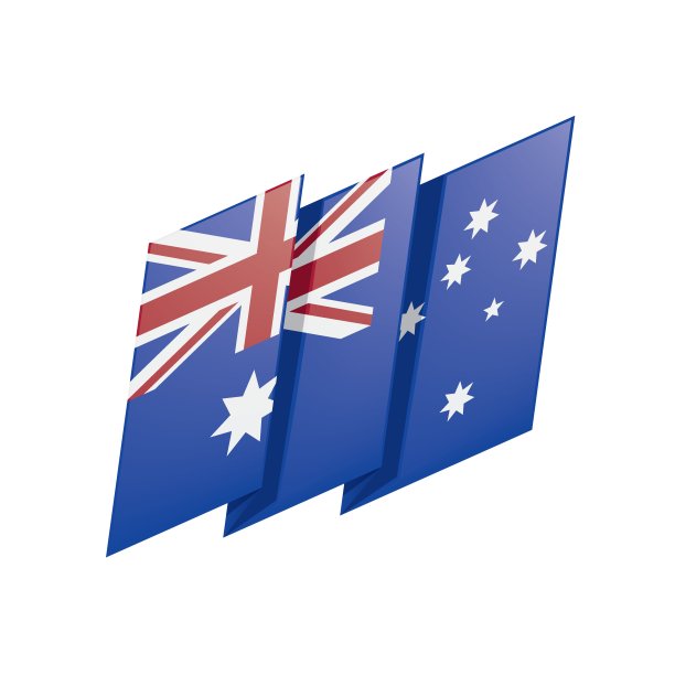 澳大利亚国旗，矢量插图图片下载