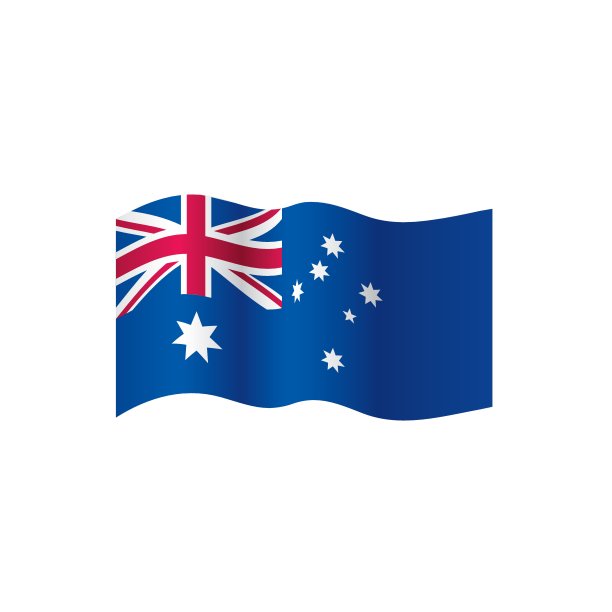 澳大利亚国旗，矢量插图图片下载