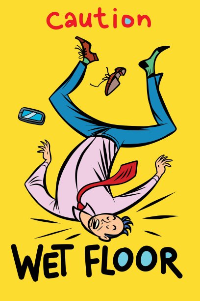 谨慎潮湿的地板图片下载