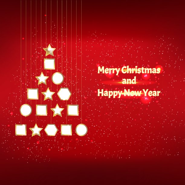 快乐的圣诞卡片图片下载