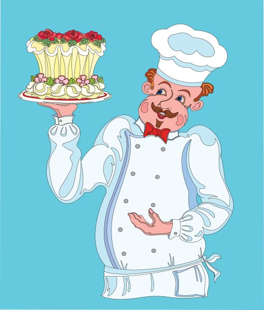 糕点师和蛋糕师。图片下载