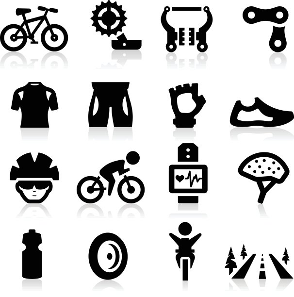 自行车的元素图片下载