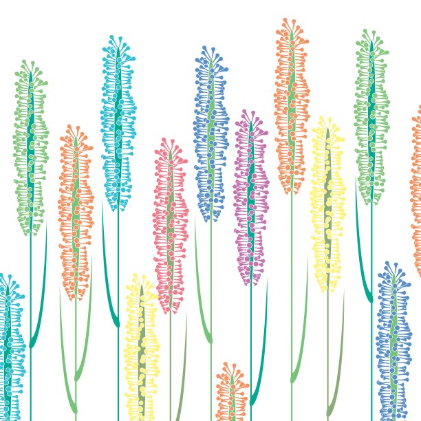 矢量背景与春天的花图片下载