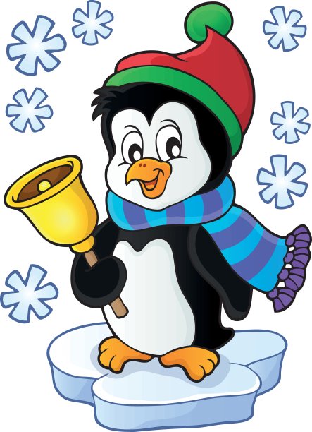 圣诞企鹅主题图片1图片下载