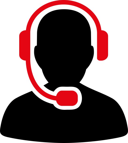 呼叫中心接线员图标从商业设置图片下载