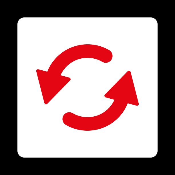 刷新Ccw平红色和白色圆形按钮图片下载