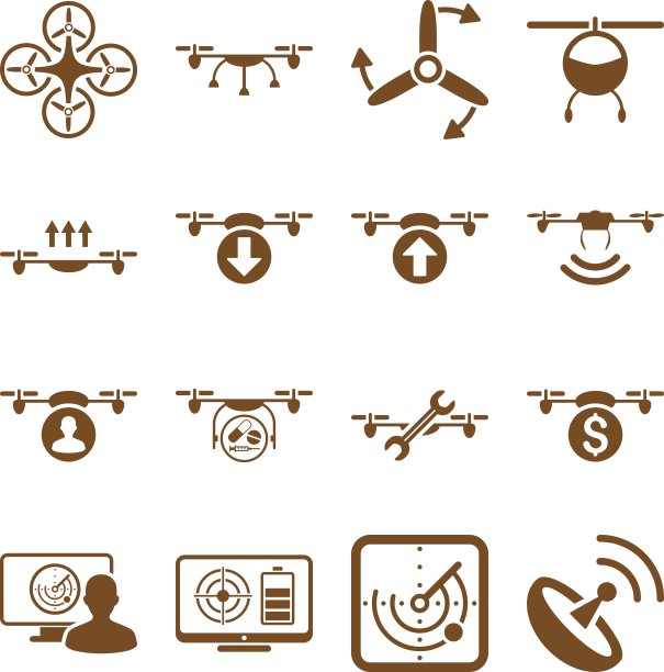 四轴飞行器服务图标设置图片下载