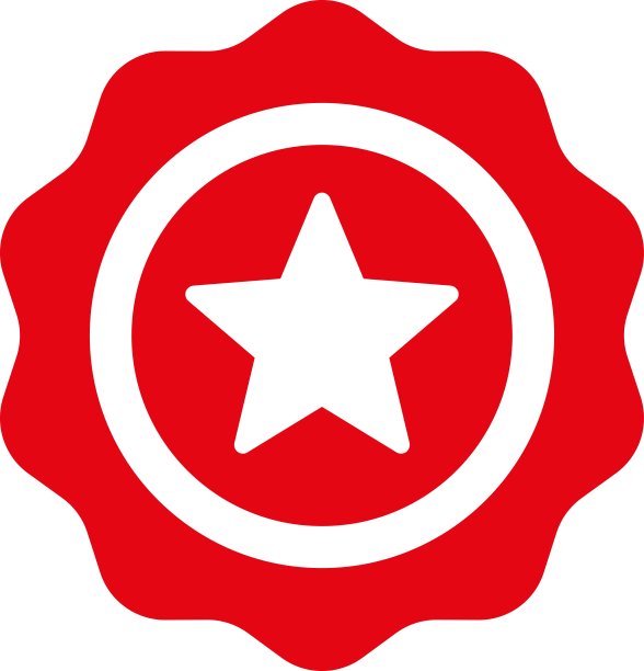 竞赛与成功双色图标集中的奖励印章图标图片下载