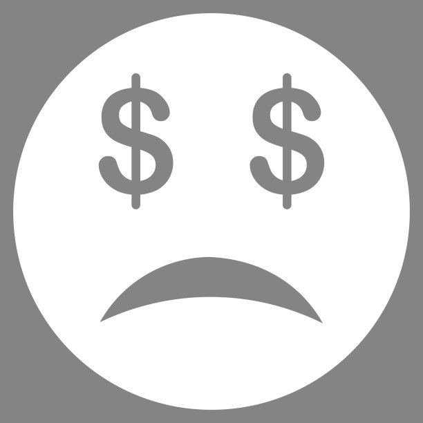 商业破产表情图标图片下载