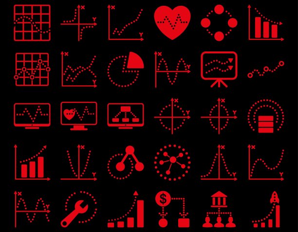 散布图的图标图片下载