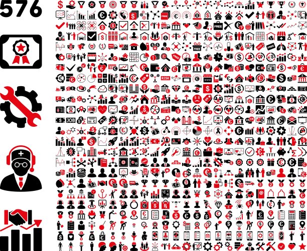 平的工具栏图标图片下载