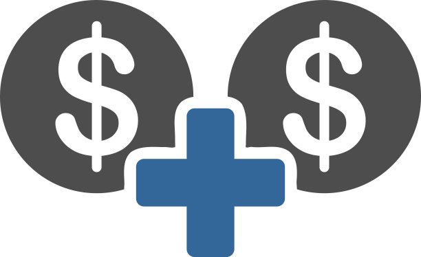 商务双色套装中的求和图标图片下载