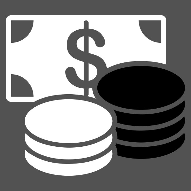 来自商业双色套装的现金图标图片下载