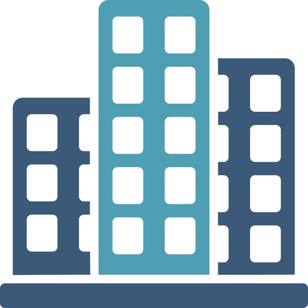 城市图标从商业设置图片下载