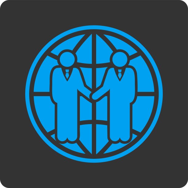全球合作伙伴关系图标图片下载