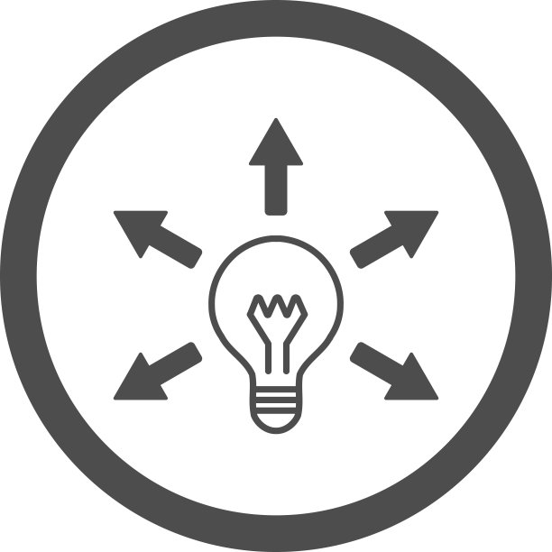 灰色圆形创意矢量图标图片下载