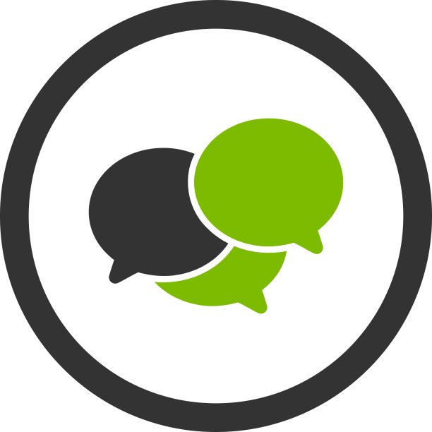 扁平绿色网络研讨会矢量图标图片下载