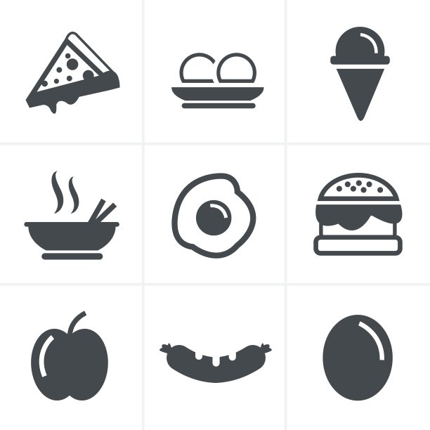 食物图标图片下载